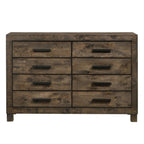Woodmont 4-piece Queen Bedroom Set Rustic Golden Brown