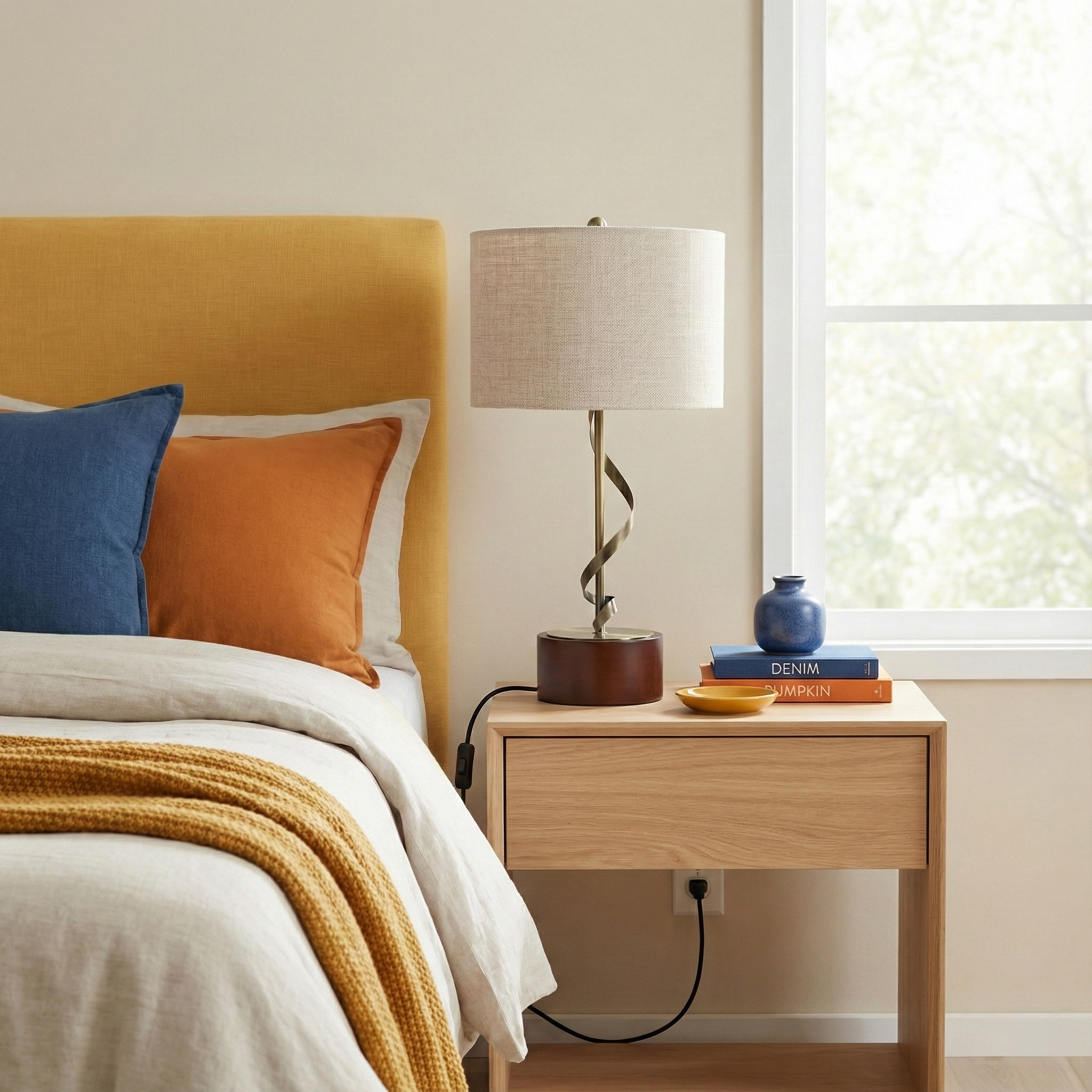 Foundry Twisted Metal Table Lamp