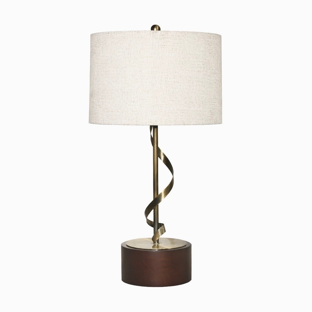 Foundry Twisted Metal Table Lamp