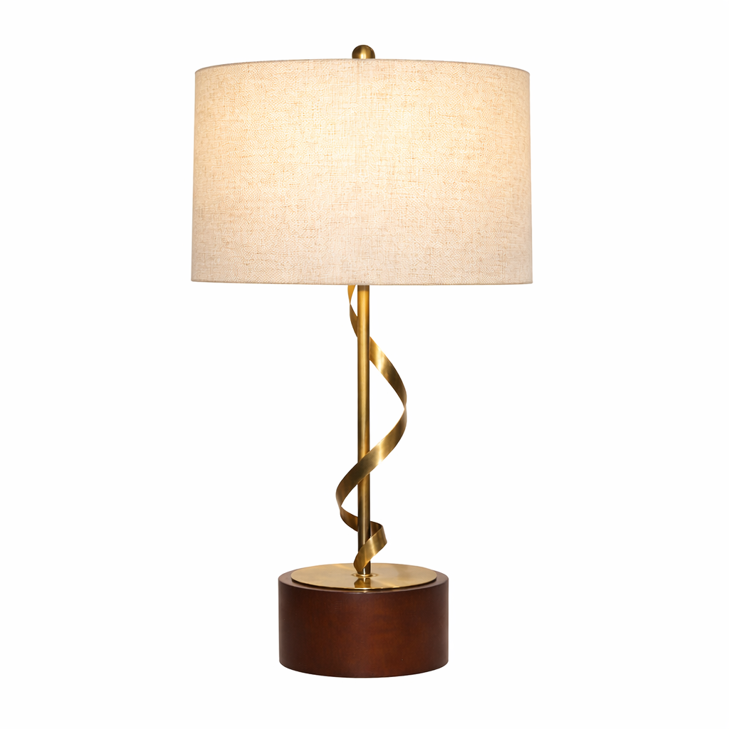 Foundry Twisted Metal Table Lamp
