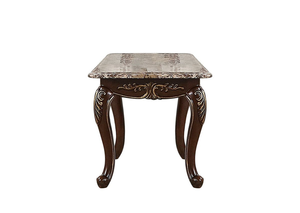 Galaxy Home Gloria End Table in Brown