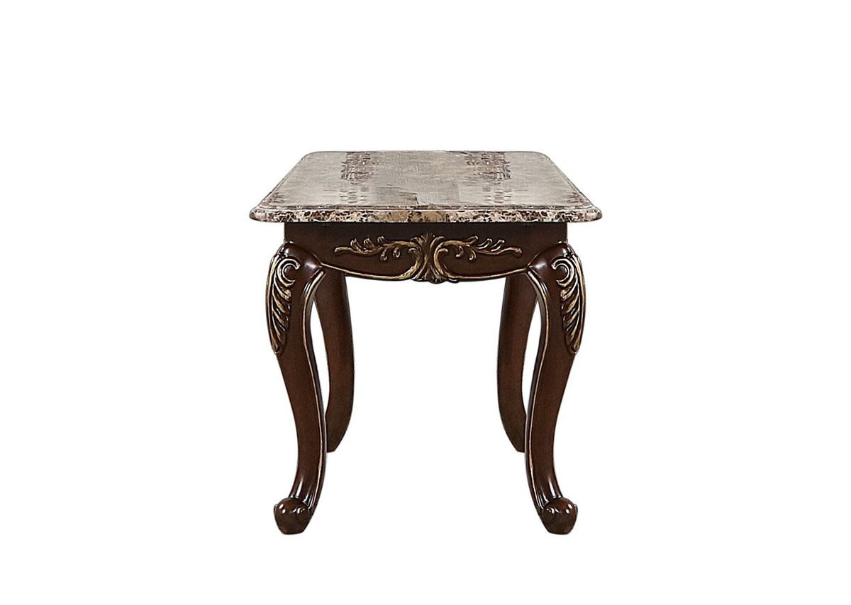 Galaxy Home Gloria End Table in Brown