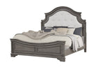 Galaxy Home Grace Queen Bed in Gray