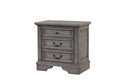 Galaxy Home Grace Nightstand in Gray