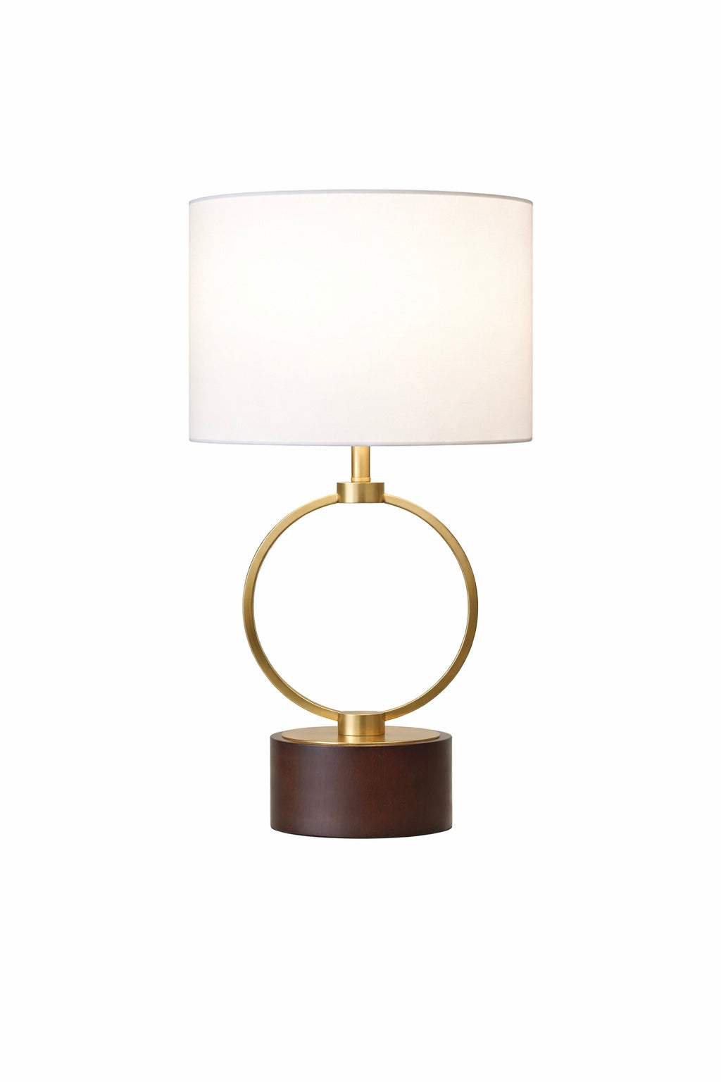 Grid Metal Circular Table Lamp