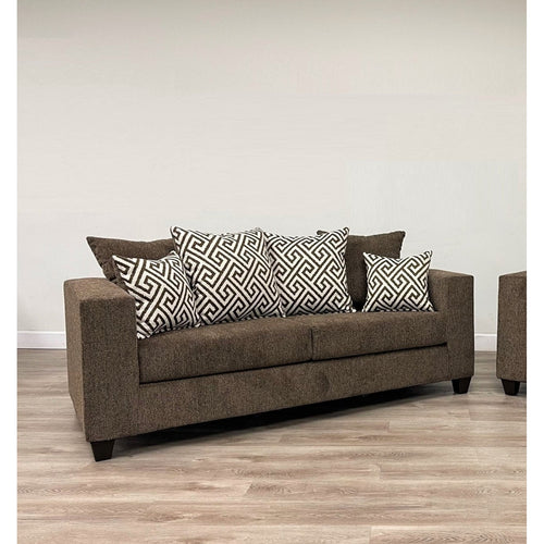 110 Mocha Sofa and Loveseat