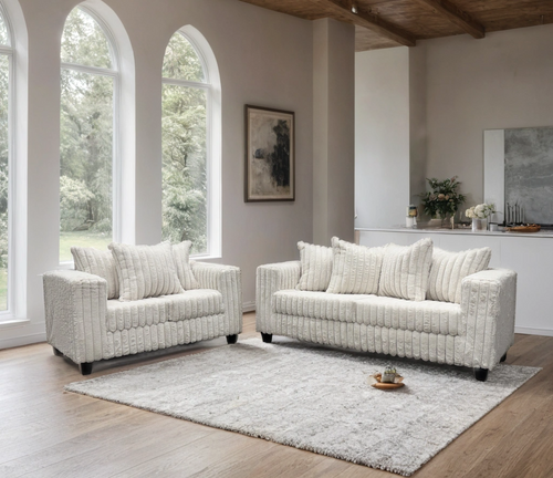 510 Cream - Sofa & Loveseat Set — additional view [1]