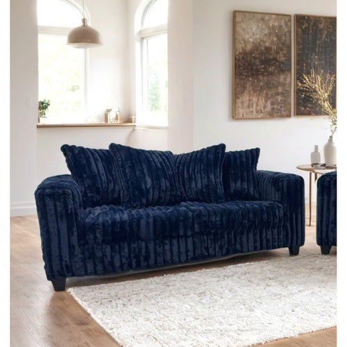 510 Navy Sofa and Loveseat Set