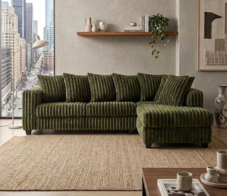 510 - Sectional (Olive) **NEW ARRIVAL** — additional view [1]