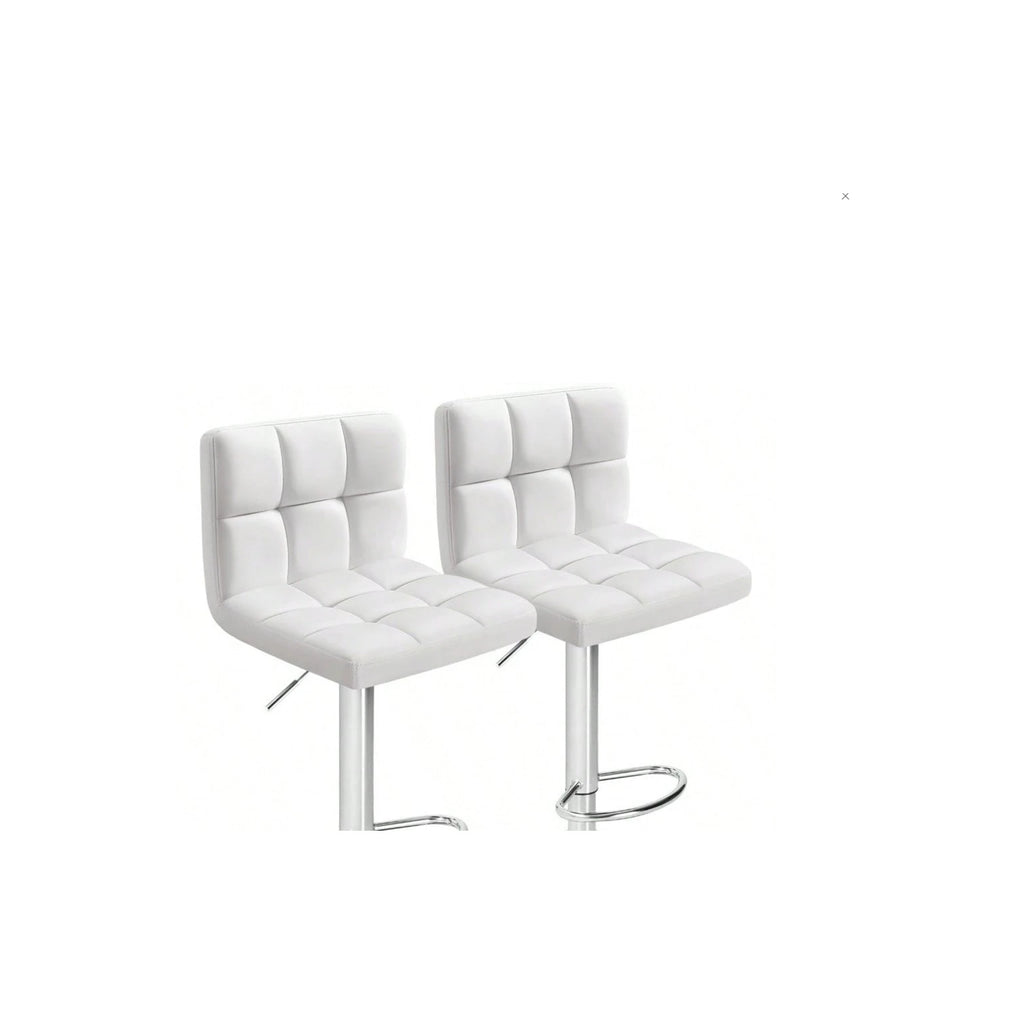 8100 White - Adjustable Barstool — Exact product detail: Upper detail