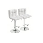 8100 White - Adjustable Barstool — Exact product detail: Center detail
