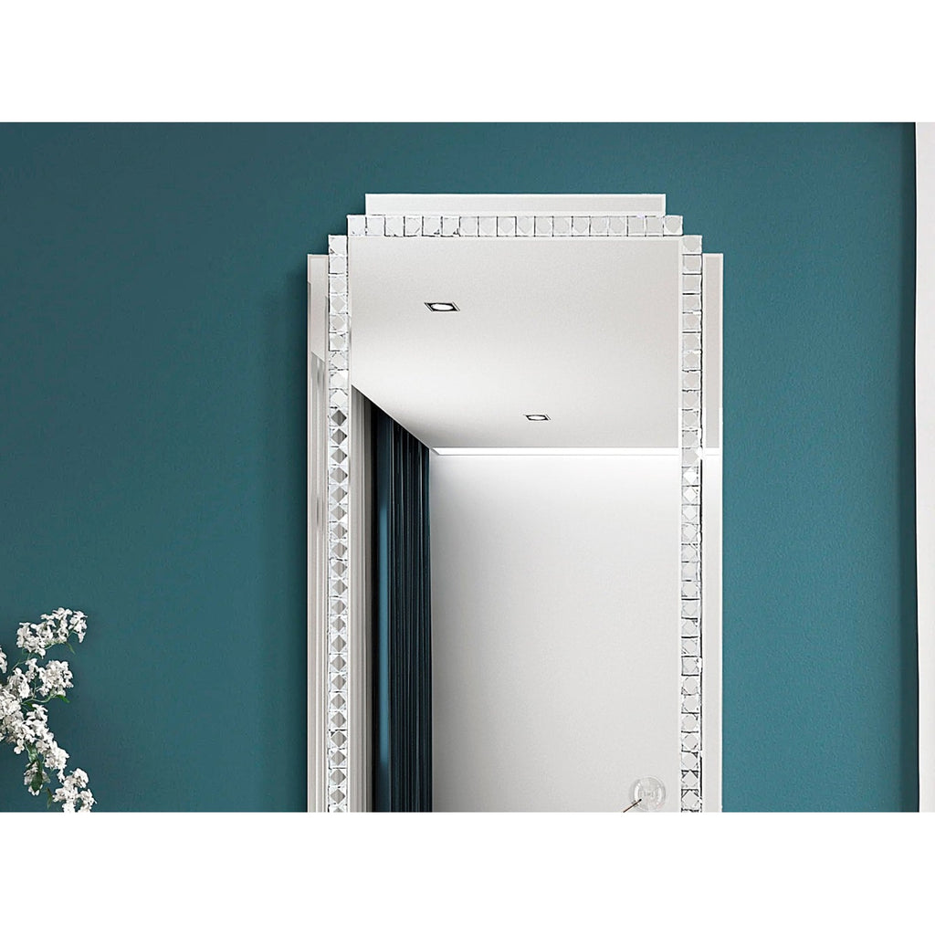 A730 - Floor Mirror — Exact product detail: Upper detail