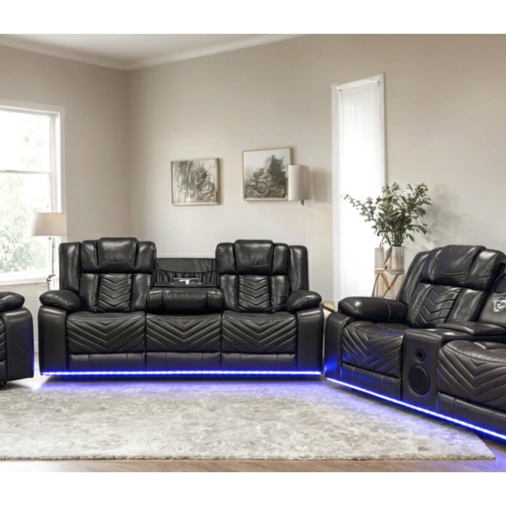 Ace Brown 3-Piece Reclining Set