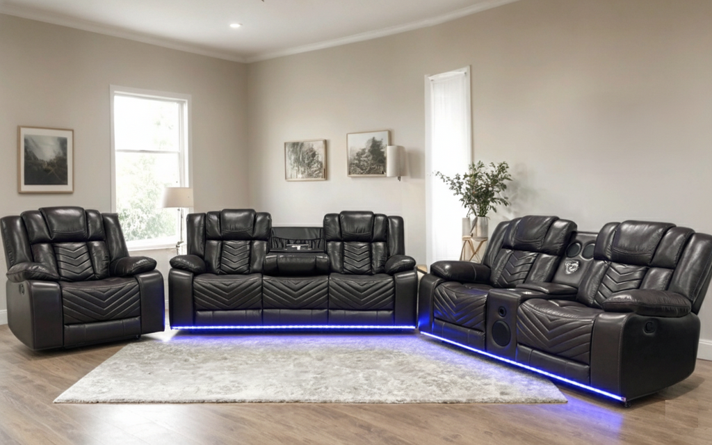 Ace Brown - 3PC Reclining Set — additional view [1]