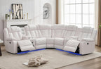 ACE27 White Reclining Sectional — additional view [1]