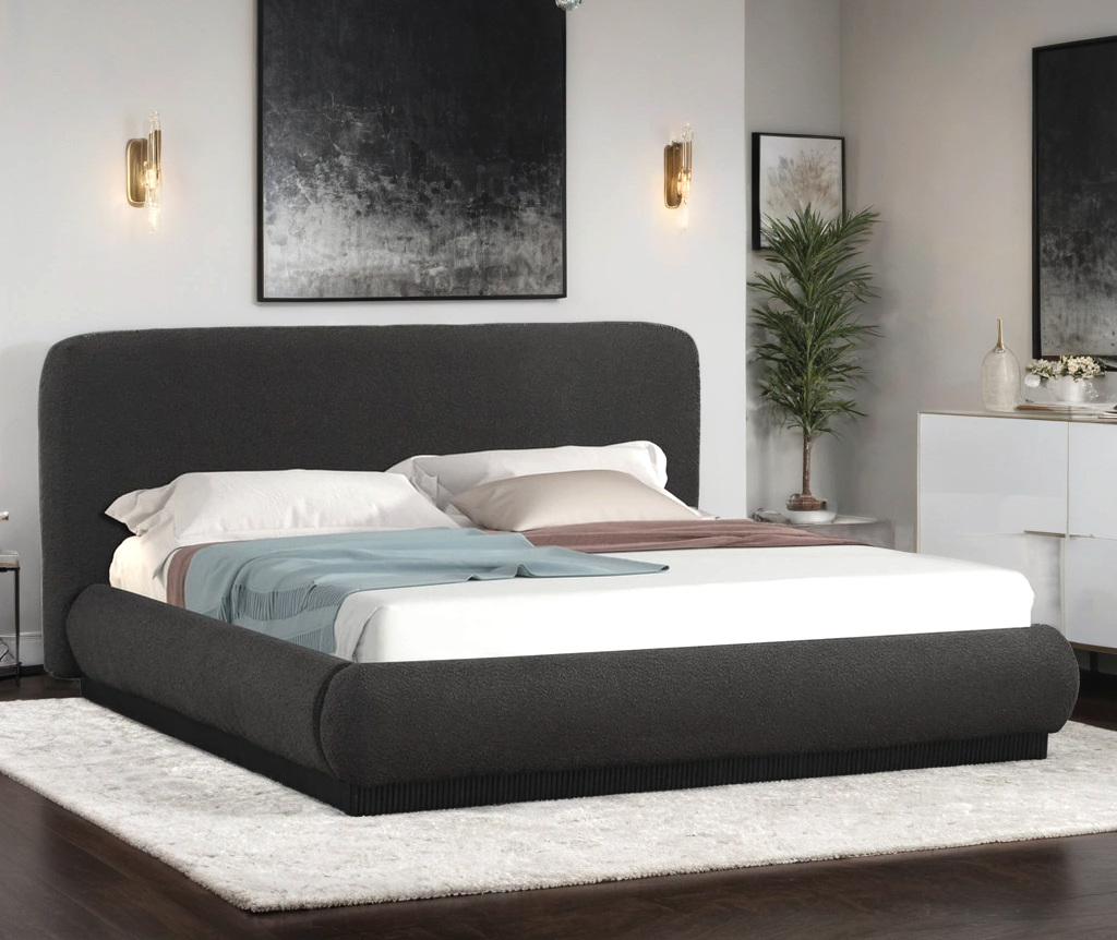 Annie Black Platform Bed - Queen, King — additional view [1]