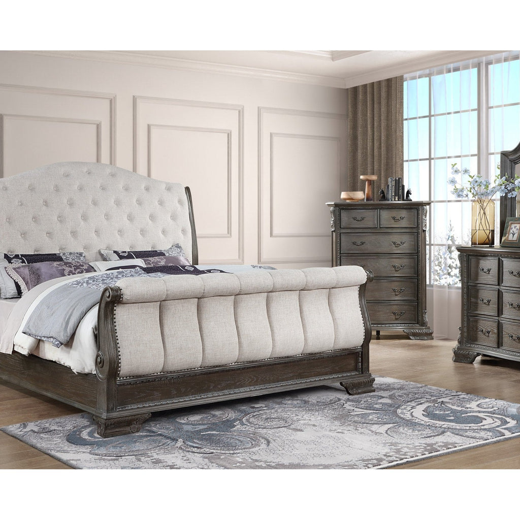 B1000 4-Piece or 5-Piece Bedroom Set Queen and King