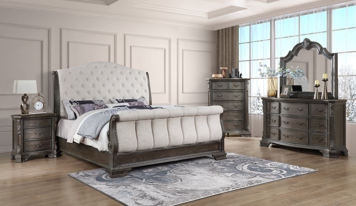B1000 4pc or 5pc Bedroom Set - Queen , King — additional view [1]