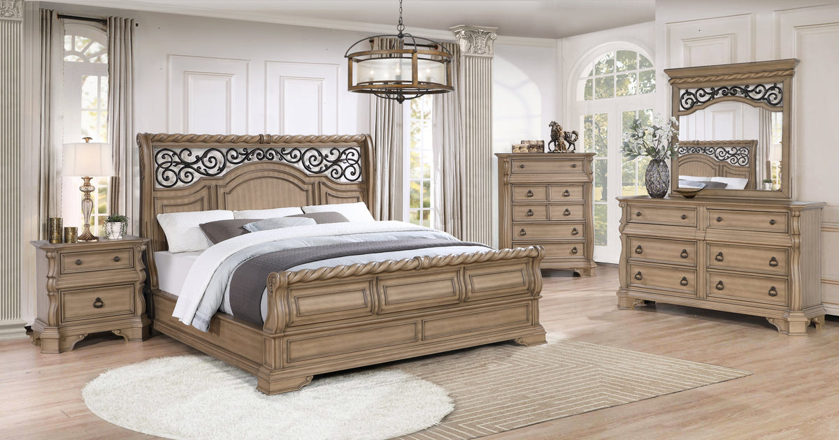 B7010 - 4pc or 5pc Bedroom Set ONLY- Queen, King — additional view [1]