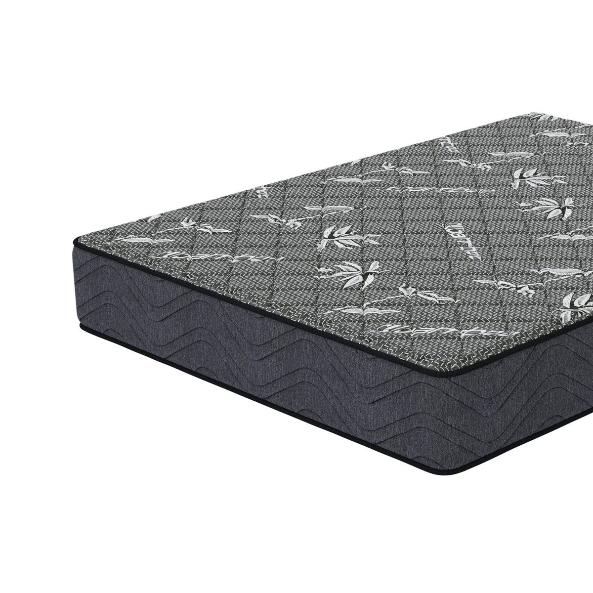 Bamboo - 7" Foam Mattress Twin. Full, Queen and King — Exact product detail: Left-side detail