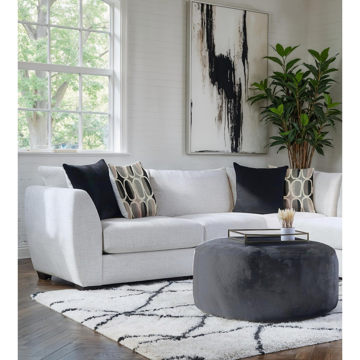 Behold 6230 Sectional — Exact product detail: Left-side detail