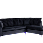 Candy Black - Sectional (with LED's) — Exact product detail: Center detail
