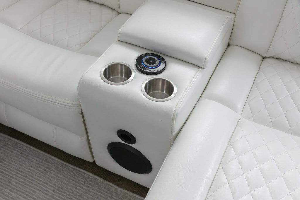 Champion White Reclining Sectional — additional view [2]