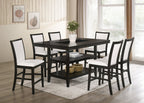 Condor White - Counter Height Table & 6 Chairs — additional view [1]