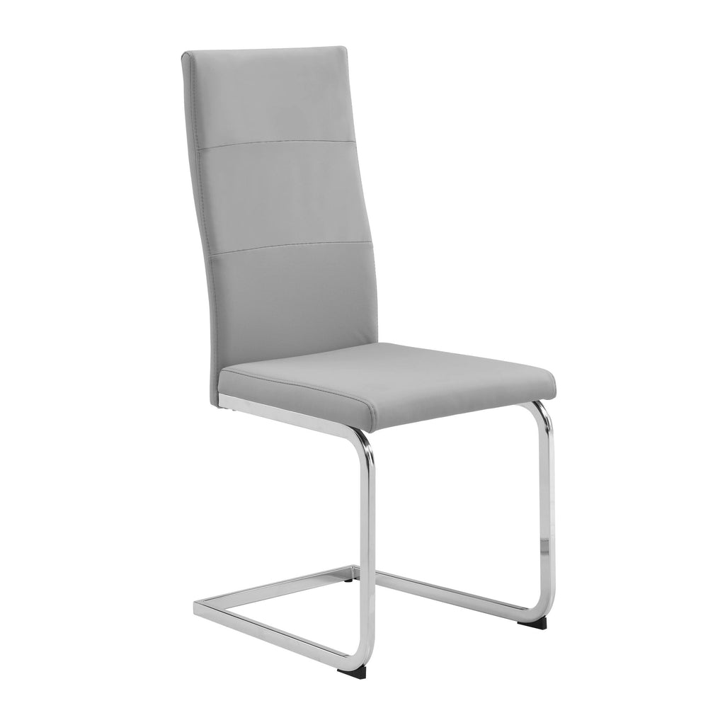 D201 Gray - Glass Table + 6 Chairs — additional view [2]