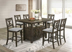 D380 - Counter Height Table & 6 Chairs Set — additional view [1]