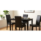 D700 Black - Table and 4 Chairs — Exact product detail: Center detail