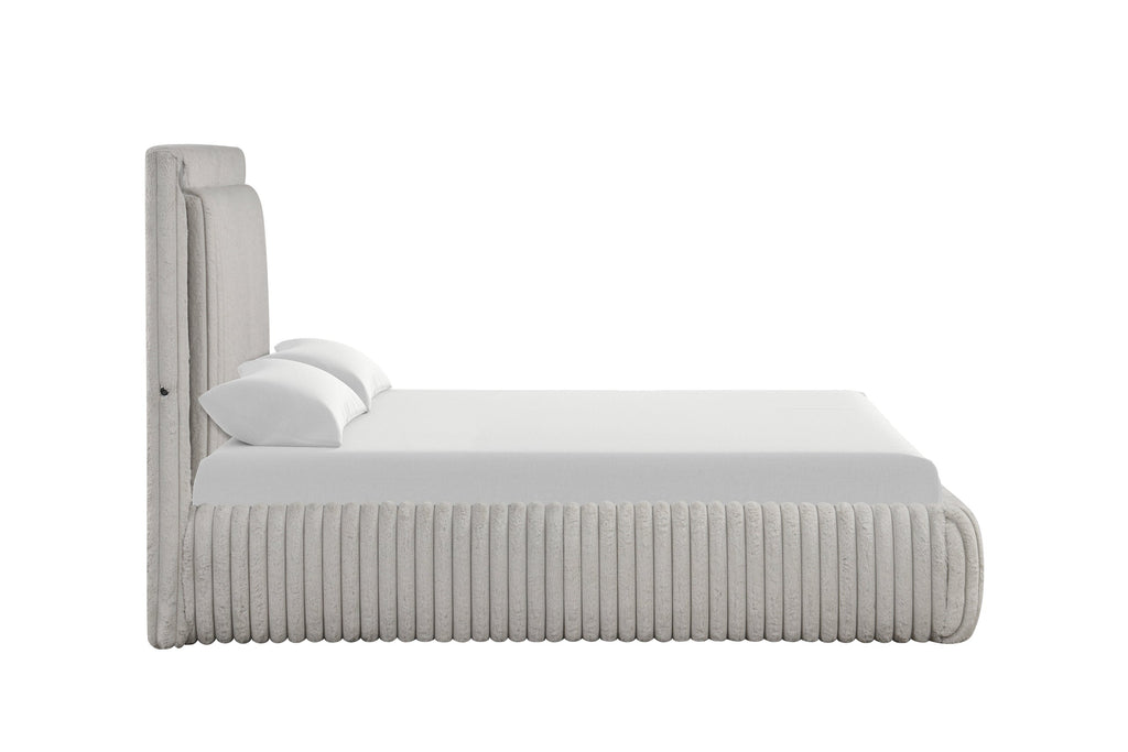 Diana Gray Platform Bed - Queen — additional view [3]