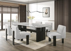 Diva- (GENUINE MARBLE) Table & 6-Chairs **NEW ARRIVAL ** — additional view [1]