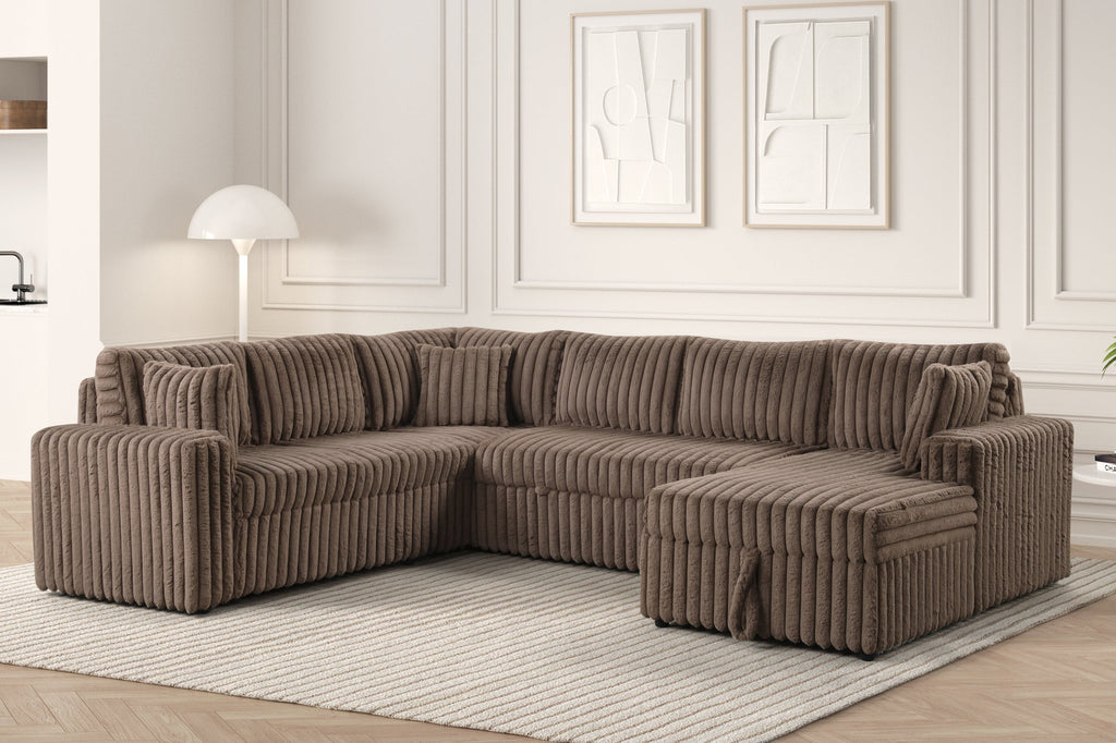 Forever Mocha Sectional With Pull-Out Bed — additional view [2]
