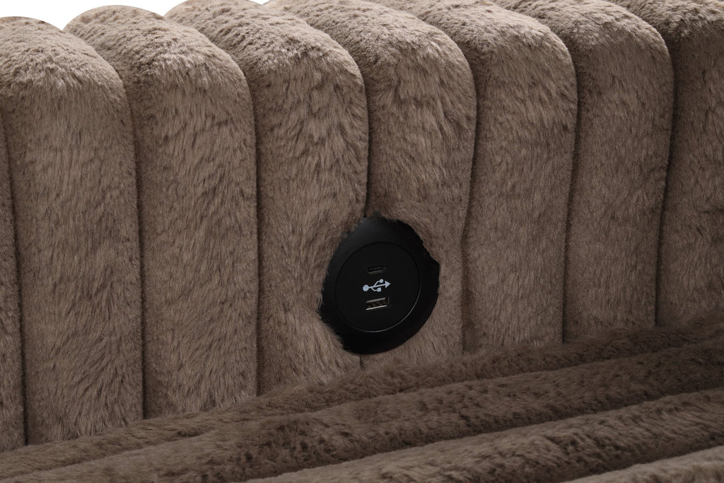 Forever Mocha Sectional With Pull-Out Bed — additional view [3]