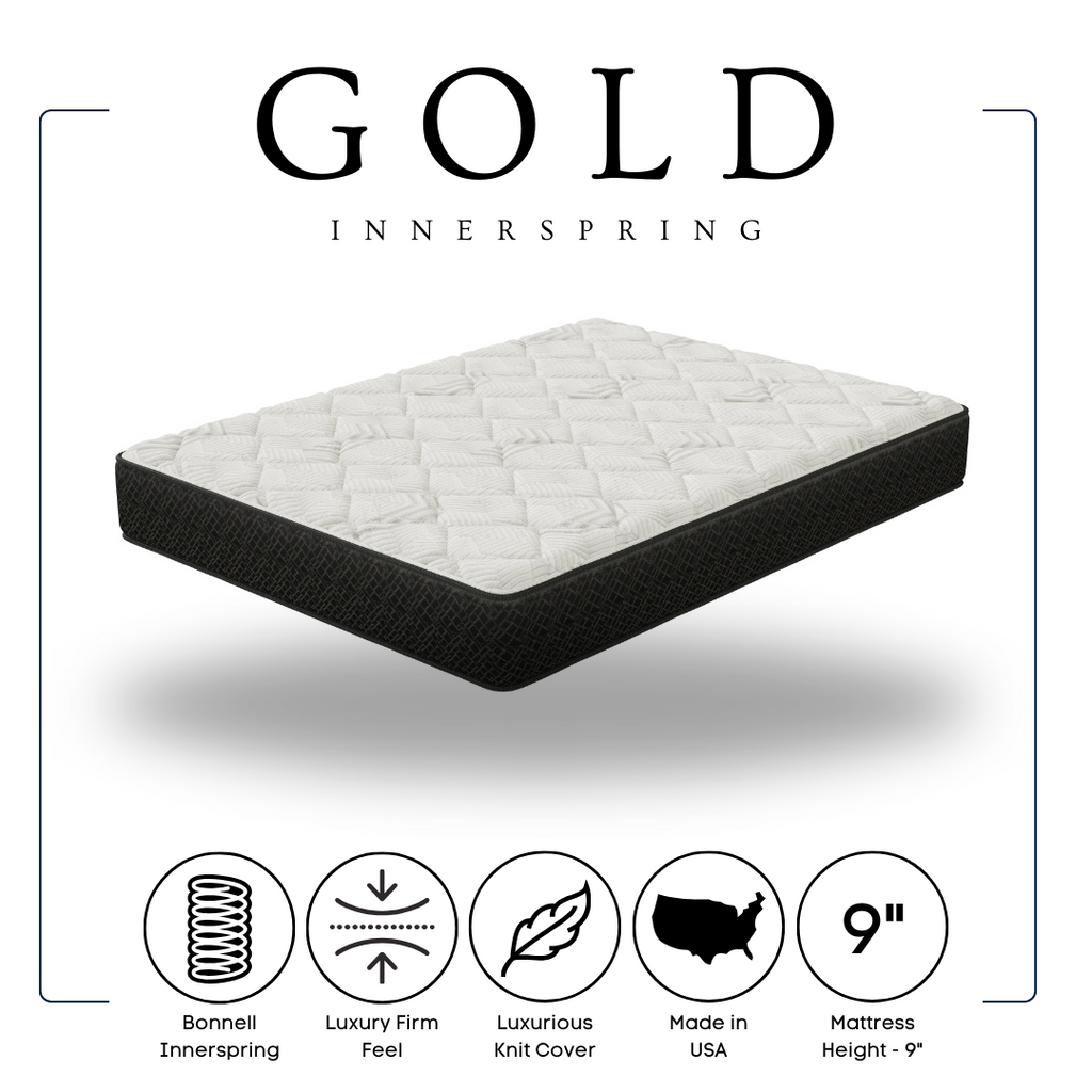 GOLD - 9" Inner Spring - Twin, Full, Queen, King — additional view [3]