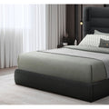 Hero Black Platform Bed with Bluetooth Speaker