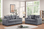 HH1124 Gray - Sofa & Loveseat Set — additional view [1]