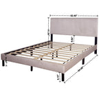 HH160 Platform Bed - Twin, Full, Queen, King — additional view [3]