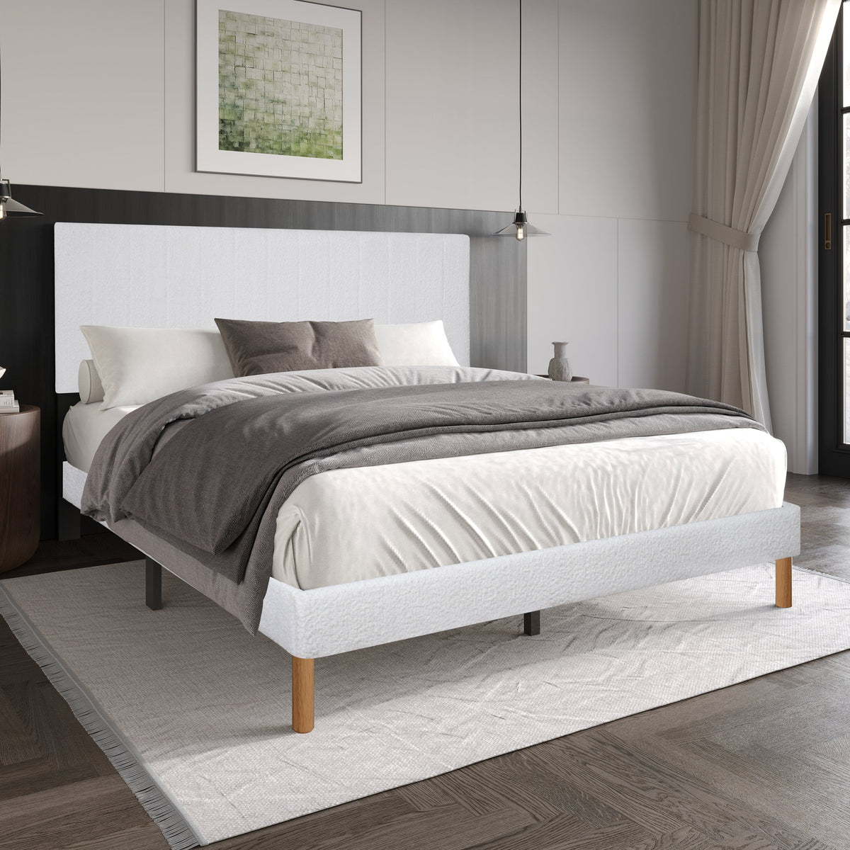 HH200 Platform Bed - Twin, Full, Queen, King — additional view [1]
