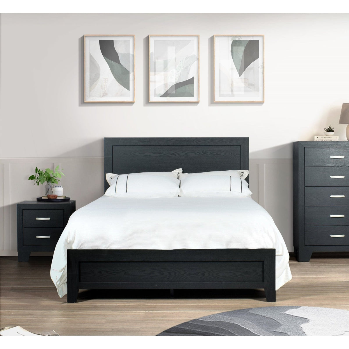 HH3610 - 5-Piece Bedroom Set - Queen and King — Exact product detail: Left-side detail