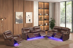 Isabel Espresso - 2PC OR 3PC Reclining Set — additional view [1]