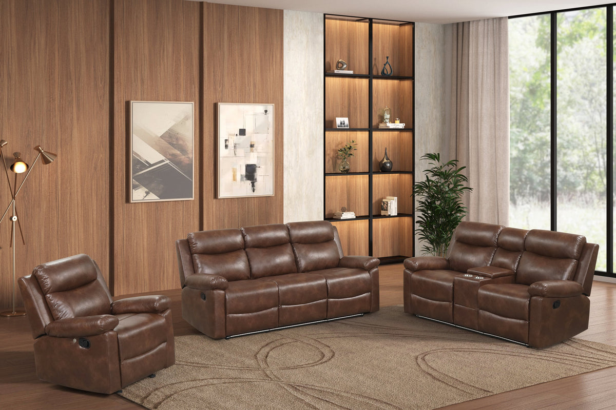 Isabel Espresso - 2PC OR 3PC Reclining Set — additional view [2]