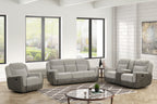 LISA - Gray 3pc Reclining Set — additional view [2]