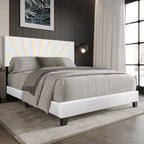 Nico White Platform - Queen, King Bed — additional view [1]