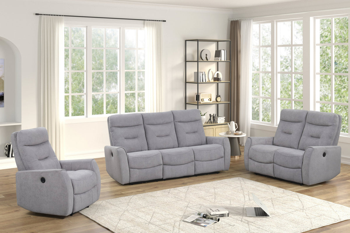 Nina Gray - 3PC Power Reclining Set — additional view [3]