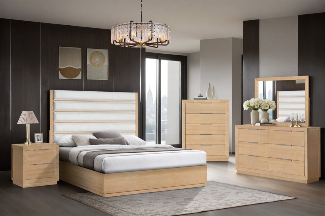OSLO 4pc or 5pc Bedroom Set ONLY - Queen, King — additional view [1]