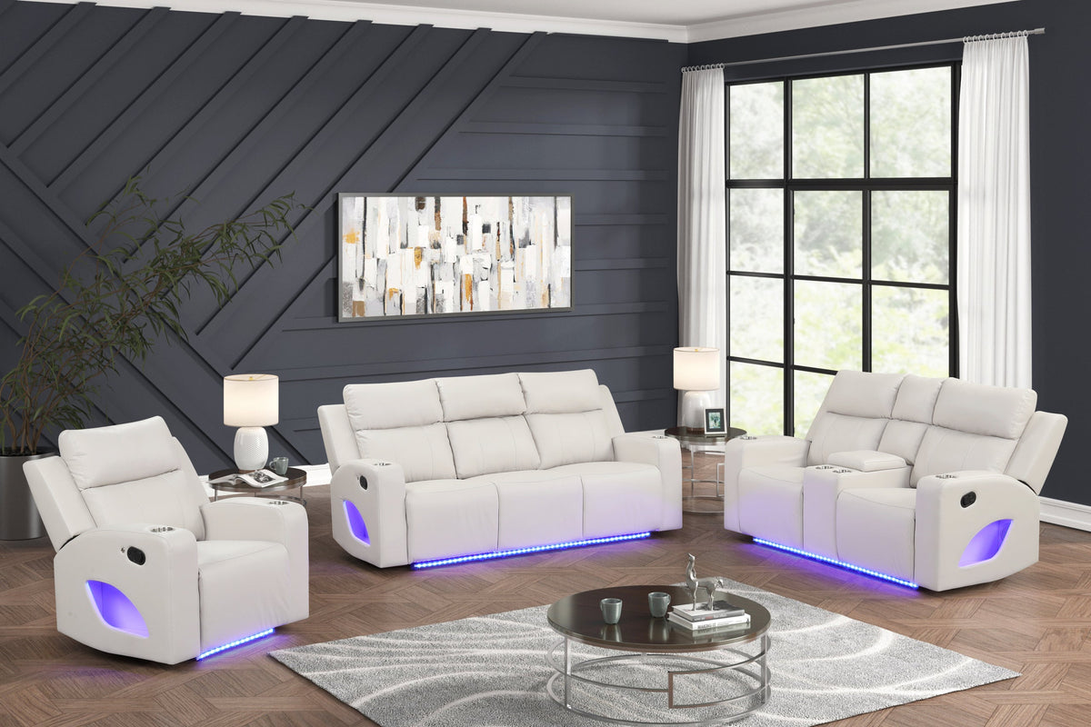 Pinnacle Sand 3PC Reclining Set **NEW ARRIVAL** — additional view [2]