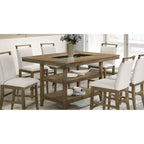 Tommy20 - Counter-Height Table and 6 Chairs Set — Exact product detail: Center detail