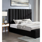 Valencia - Black Platform- Queen and King — Exact product detail: Left-side detail